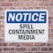 Signmission Spill Containment Media, 10 in W x Rectangle, Plastic OS-2PACK-NS-P-710-L-18387 - alternate 3